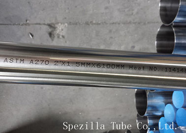 TP316L Stainless Steel Pipe , Stainless Steel Sanitary Pipe 25.4mm X 1.5mm