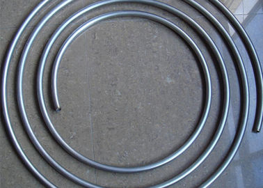 Long Round Stainless Steel Coiled Tubing / Metal Pipe Coil With ISO9001